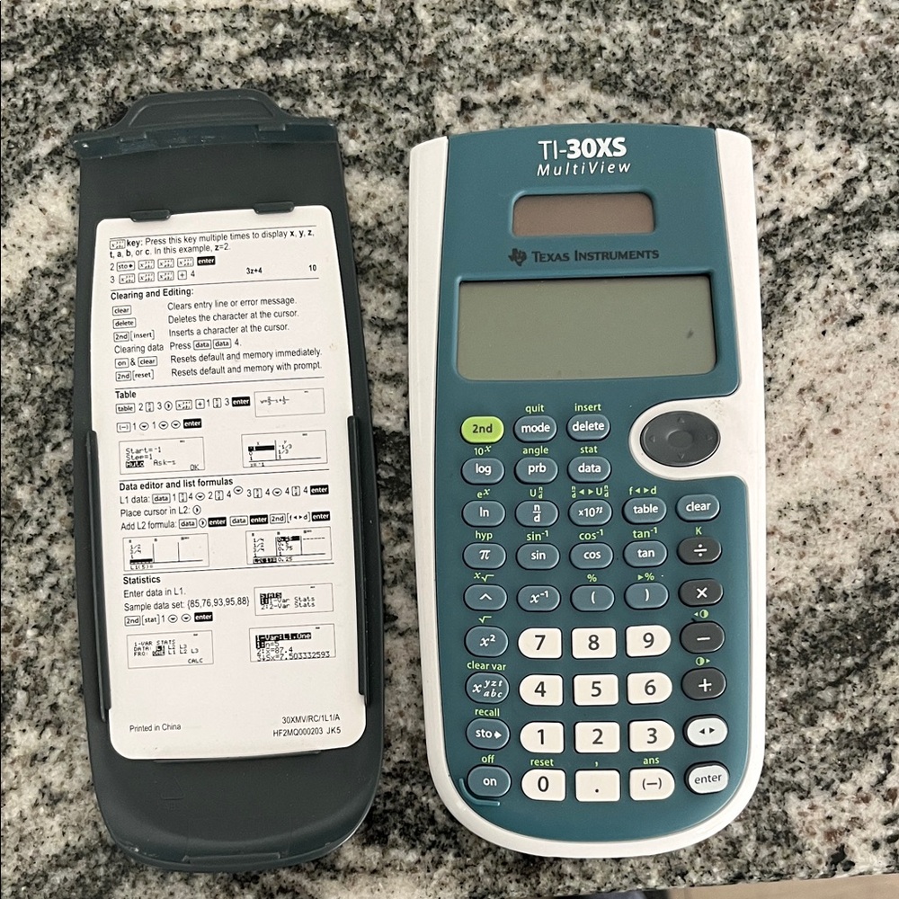 Texas Instruments TI-30XS Multiview Calculator - Teal and White
